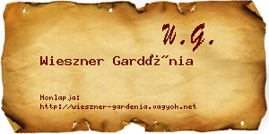 Wieszner Gardénia névjegykártya